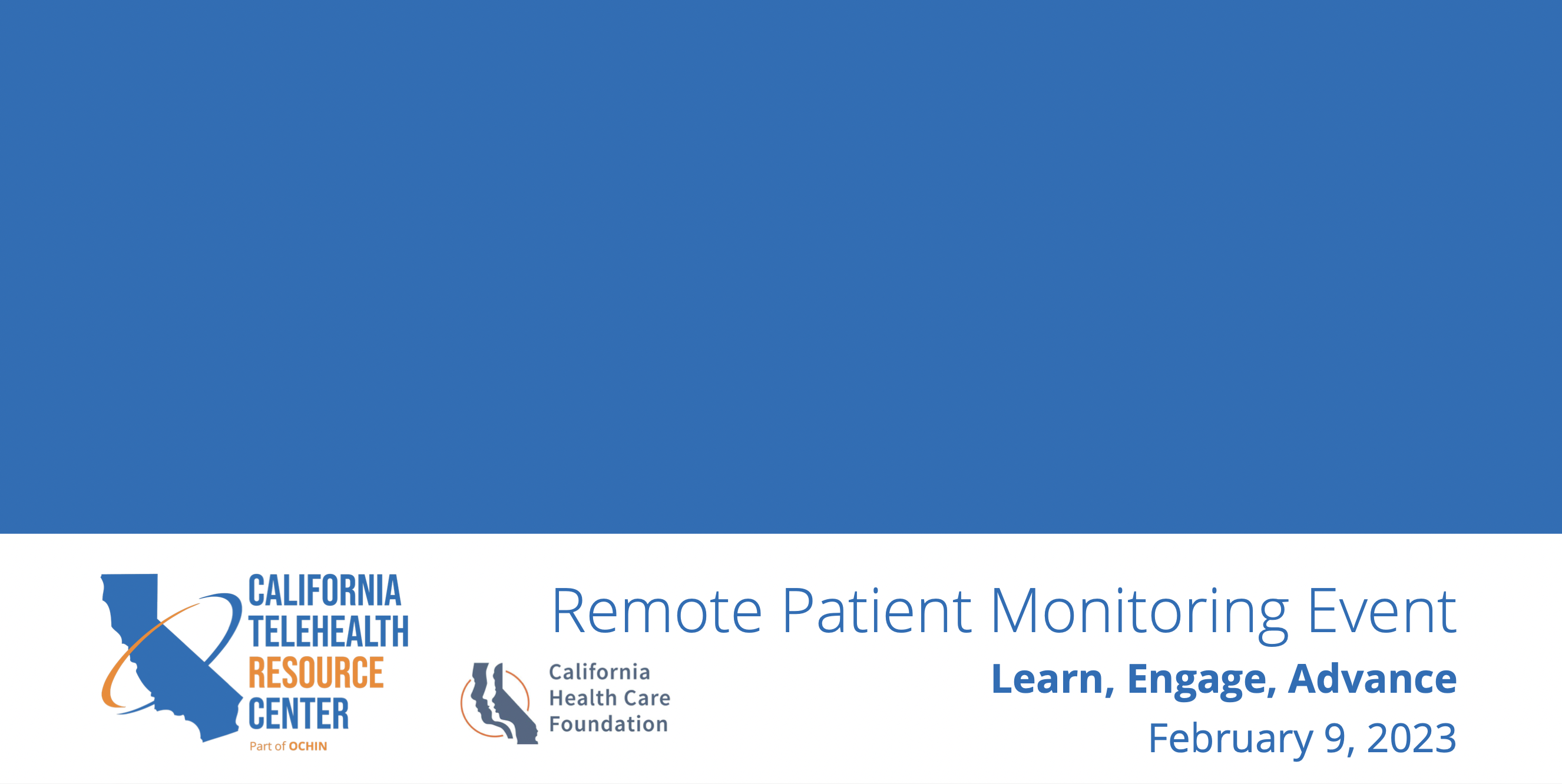 Remote Patient Monitoring event image with title text