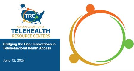 Telehealth Resource Center text with logo in background